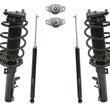 Front Complete Struts & Rear Shocks with Mounts for Mazda 3 04-09 Mazda 5 06-10