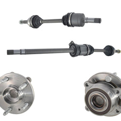 Ejes CV delanteros y cojinetes de cubo de rueda Tracción delantera para Ford Taurus 3.5L 10-17