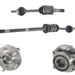 Ejes CV delanteros y cojinetes de cubo de rueda para Ford Taurus 3.5L con tracción total 09-17