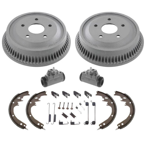 Drums Brake Shoes Wheel Cylinders Spring Kit for Dodge Ram 1500 Pick Up 94-99