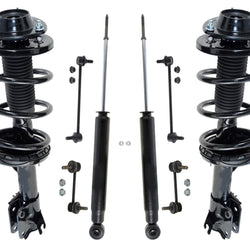 Front Strut Rear Shock & Links for 04-06 Santa Fe Automatic Trans 4 Wheel Drive