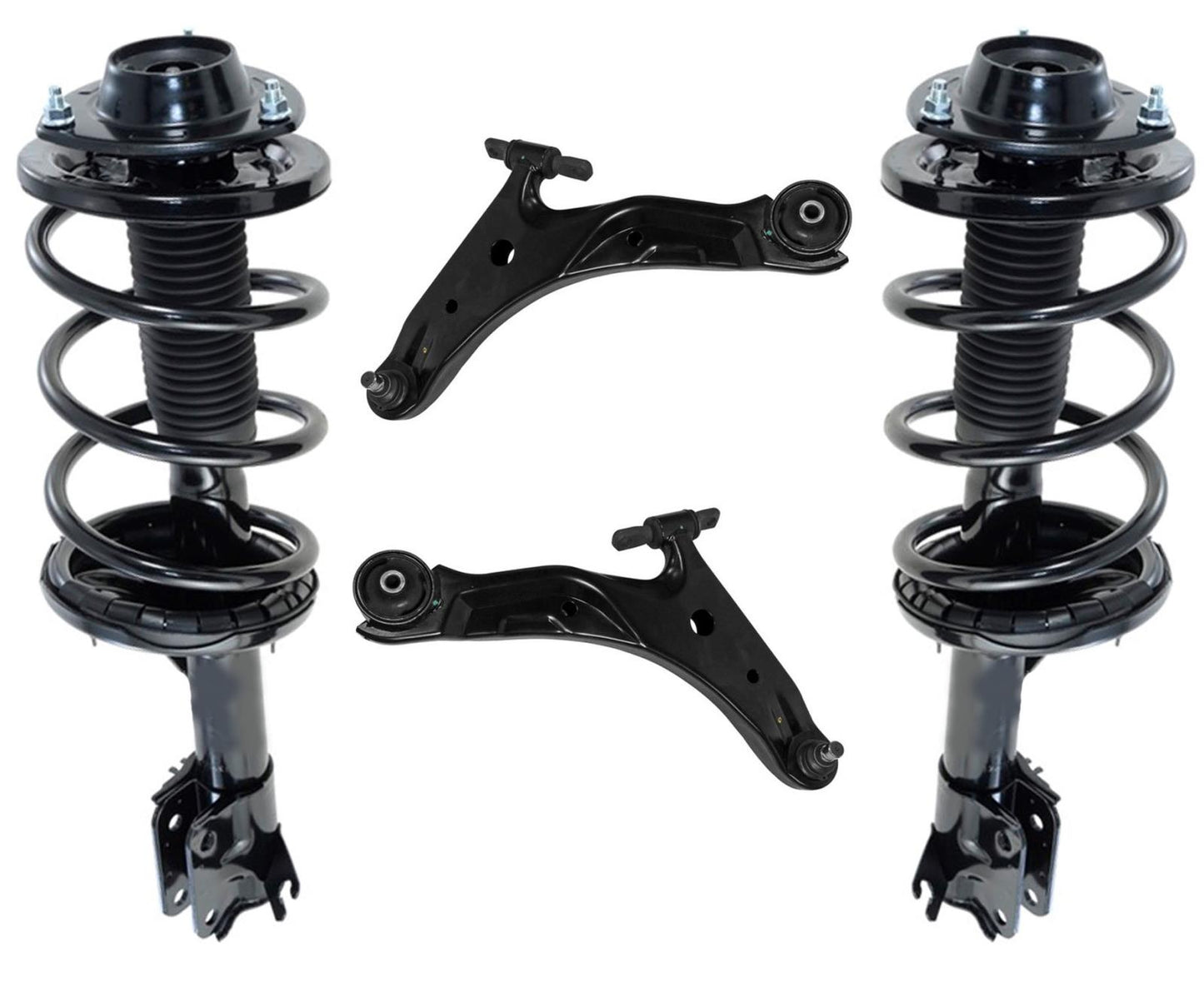 Front Spring Struts and Lower Control Arms for 04-06 Hyundai Santa Fe 4WD