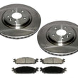 11-19 Ford Explorer 325MM 12 51/64 Standard Front Brake Rotors & Ceramic Pads