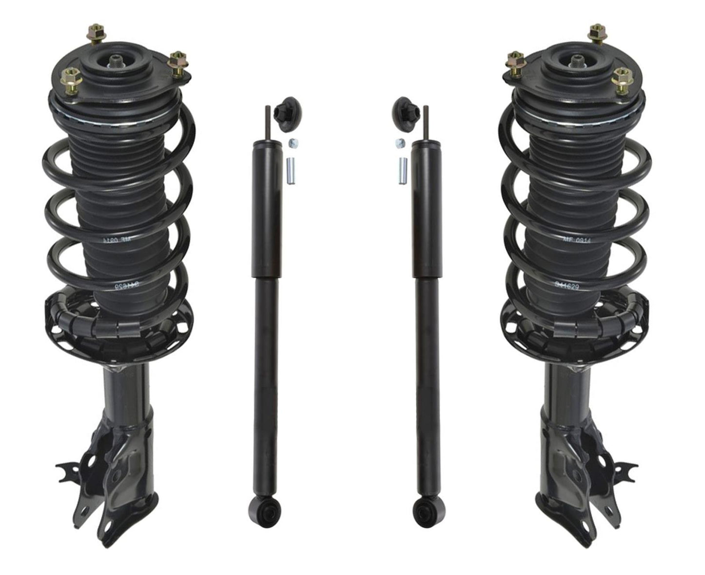 Front Complete Struts & Rear Shocks For 2006-2011 Honda Civic EX 4 Doors