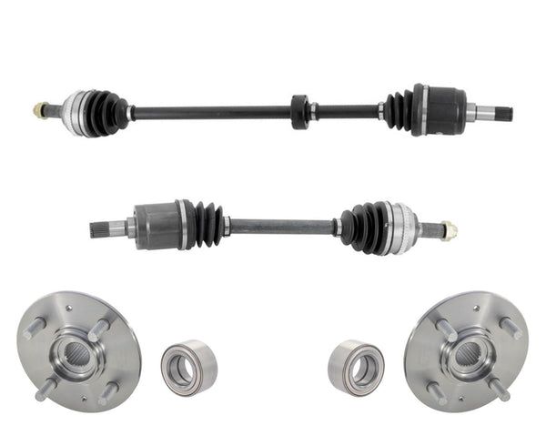 Ejes CV delanteros y cojinete de cubo de rueda para Honda Civic 1.7L Trans automática 01-05