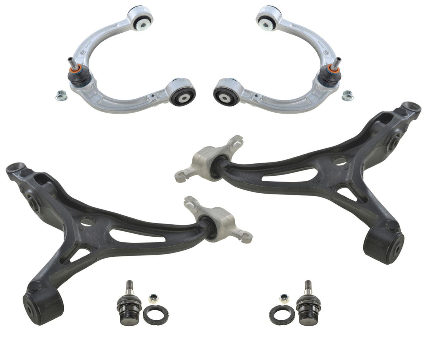 Front Upper & Lower Control Arms Ball Joints For Mercedes Benz R350 2006-2012