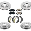 Disc Brake Rotors Drums Brake Shoes & Pads for Hyundai Accent SE 2013-2017 6PCS