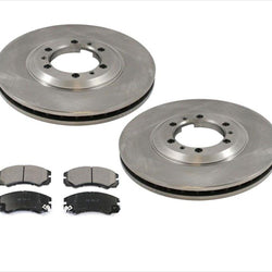 Rotores de freno de disco delantero y pastillas de cerámica delanteras para Honda Passport 96-01, kit de 3 piezas