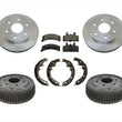 Kit de frenos de tambores de rotores para Suburban 1500 92-99 con tracción en las 4 ruedas y tambor de 11 pulgadas