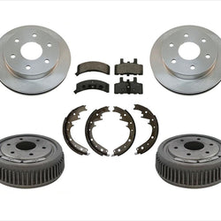 Kit de frenos de tambores de rotores para Suburban 1500 92-99 con tracción en las 4 ruedas y tambor de 11 pulgadas