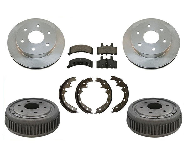 Kit de frenos de tambores de rotores para Suburban 1500 92-99 con tracción en las 4 ruedas y tambor de 11 pulgadas