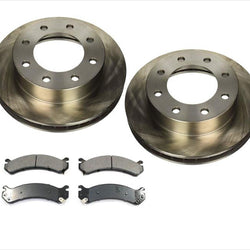 Fits For 99-2004 Silverado 2500 00-13 XL 2500 Front Brake Rotors & Ceramic Pads
