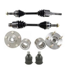 Front Axles Hub Bearings and Ball Joints for Ford Escape Automatic Trans. 01-08