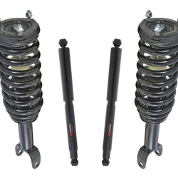 Se adapta a amortiguadores de resorte helicoidal delantero y amortiguadores de montaje Rr para Dodge Dakota 05-09 con tracción en las 4 ruedas