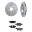 For 03-05 Mercedes E320 REAR Brake Rotors Pads WITH VENTED REAR NON 4MATIC
