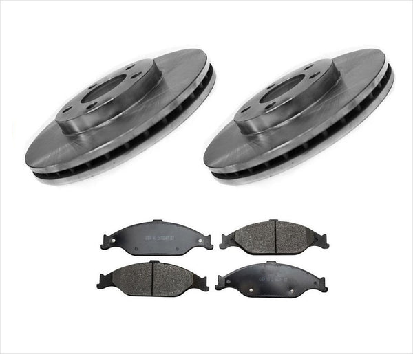 Front Brake Rotors & Ceramic Pads Fits for Ford Mustang 1999-2004 3.8L 4.6L