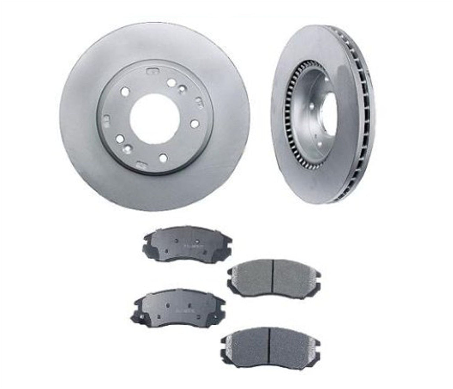 Rotores de freno delantero y pastillas de cerámica para Hyundai Tiburon GT 2.7L V6 2004-2006