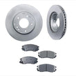 Front Brake Rotors & Ceramic Pads Fits 2004-2006 Hyundai Tiburon GT 2.7L V6