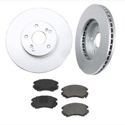 Fits For 05-09 KIA Sportage (2) Front Brake Rotors & Ceramic Pads 3Pc Kit