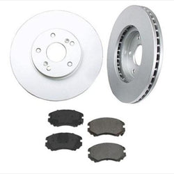 Fits for 06-09 Hyundai Sonata 2.4L (2) Front Brake Rotors & Ceramic Pads