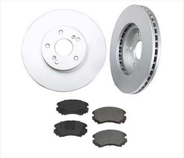 Fits for 06-09 Hyundai Sonata 2.4L (2) Front Brake Rotors & Ceramic Pads
