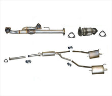 Resonador medio y silenciadores del convertidor trasero del tubo delantero Y para piloto 2009-2012