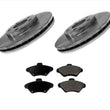 Front Brake Rotors & Ceramic Brake Pads for a Ford Mustang 1994-1998