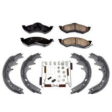 Front Brake Pads Rear Brake Shoes & Spring Kit 2pc for Dodge Durango 1998-1999