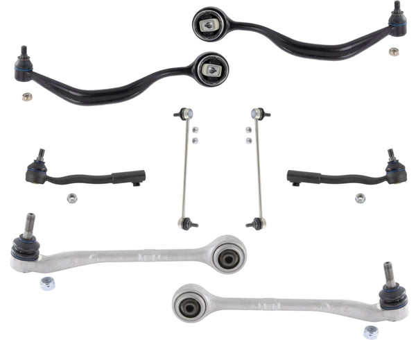 Fits 1995-2001 BMW E38 Control Arm Suspension and Steering 8pc Kit