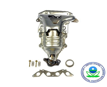 Convertidor catalítico del colector delantero para Honda Civic 1.7L 01-05 DX LX HX