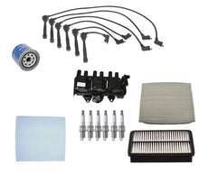 Coil Ignition Wires Spark Plugs Air Oil Filters for Kia Sportage 2.7L 2005-2010