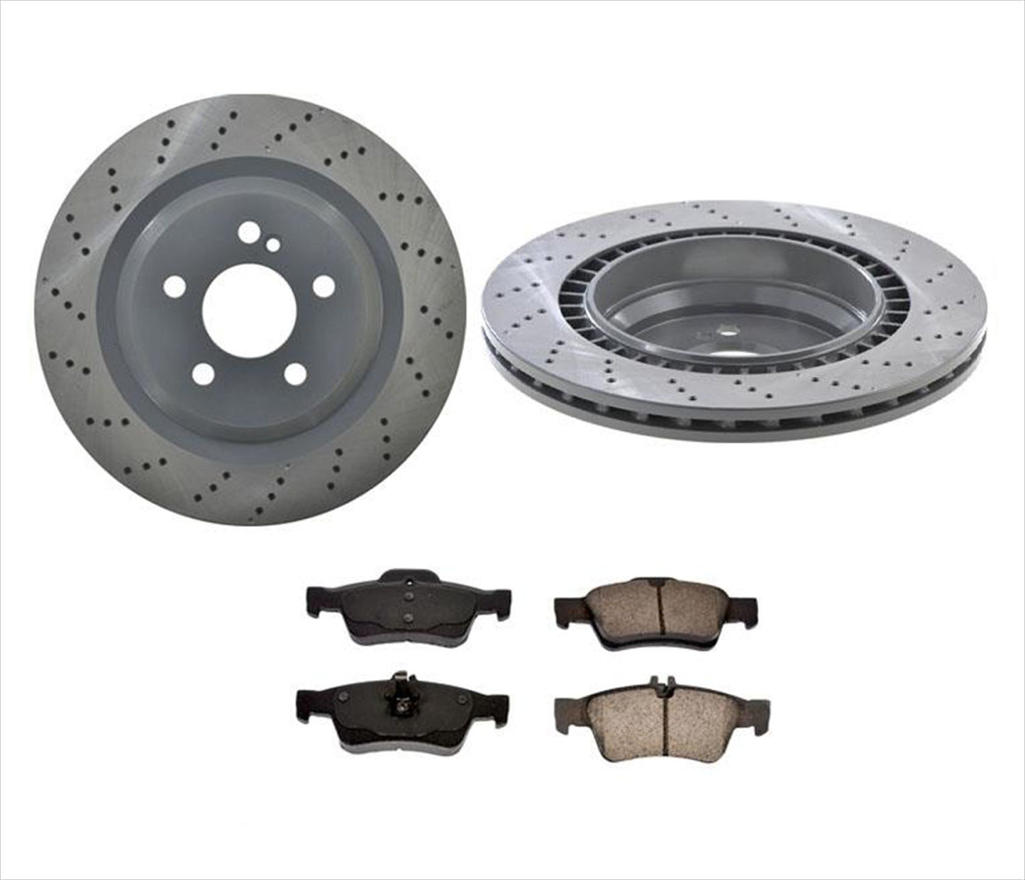 REAR Disc Brake Rotor-Prem E Coated Rear With Ceramic Pads REAR
