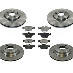 Rotors & Brake Pads for Mercedes Benz E350 4 Matic 06-09 All Wheel Drive