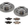 Fits For 03-09 E320 Sedan Rear Wheel Drive Front Disc Brake Rotors Ceramic Pads