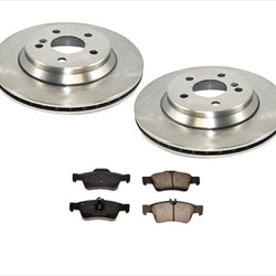 For 2003-2006 Mercedes Benz S430 S500 4Matic REAR Brake Rotors & Ceramic Pads