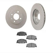Fits For 84-87 Honda Accord Front Brake Rotors & Pads 3pc Kit