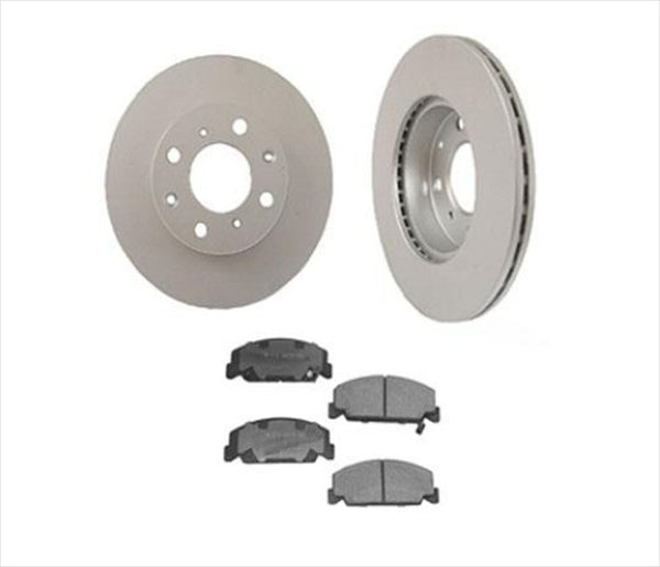 Fits For 84-87 Honda Accord Front Brake Rotors & Pads 3pc Kit