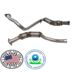 Front MADE IN USA Left Right Catalytic Converters for Land Rover LR4 5.0L 10-13