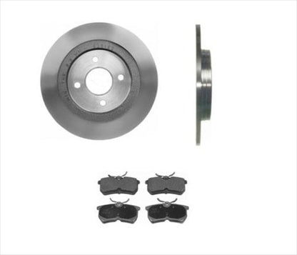 For 2002 2003 2004 Ford Focus SVT Rear Brake Rotors & Ceramic Pads