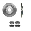 For 2002 2003 2004 Ford Focus SVT Rear Brake Rotors & Ceramic Pads