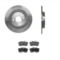 For 2002 2003 2004 Ford Focus SVT Rear Brake Rotors & Ceramic Pads