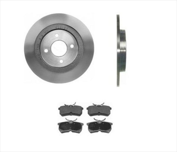For 2002 2003 2004 Ford Focus SVT Rear Brake Rotors & Ceramic Pads