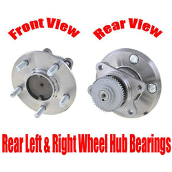 Rear Left & Right Wheel Hub Bearings for Hyundai Sonata 2006-2010