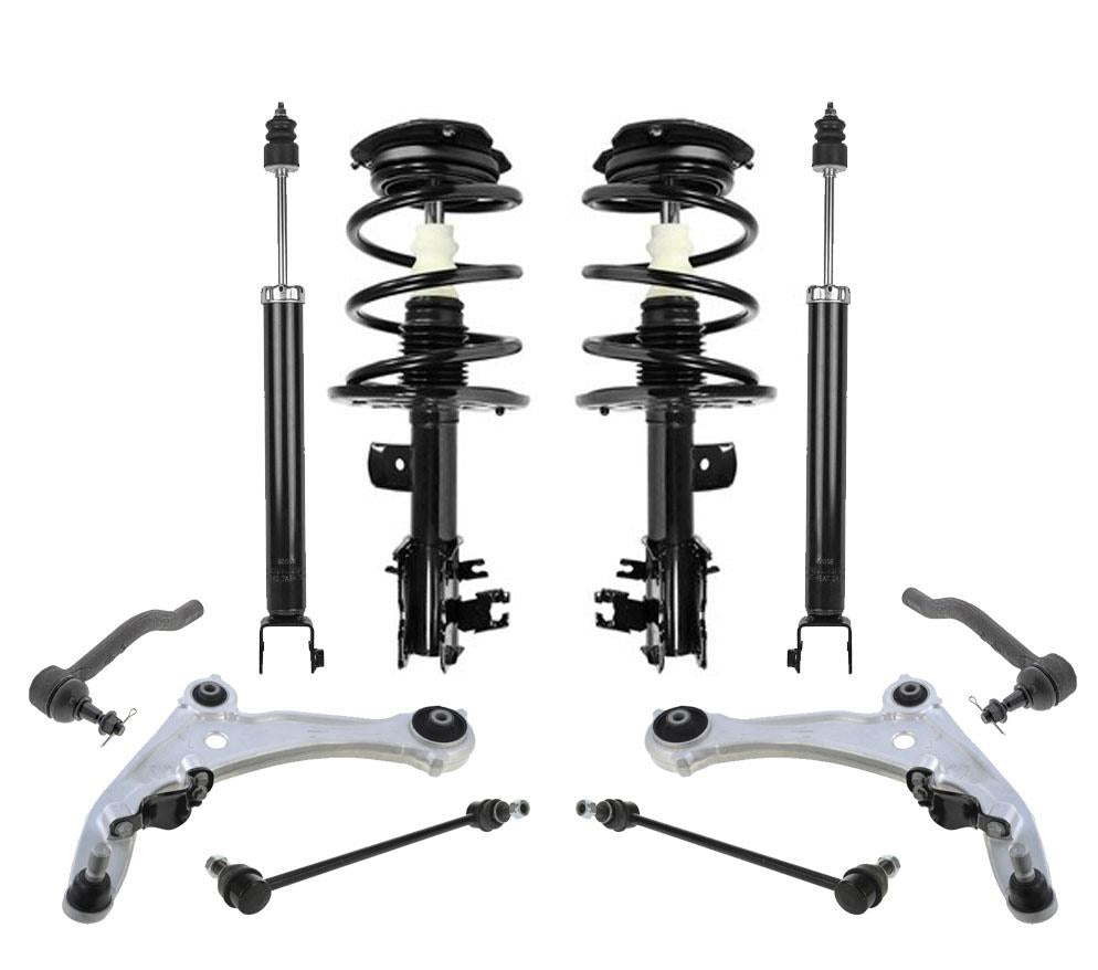 Front Spring Stuts & Rear Shocks 2007-2012 for Nissan Altima 6 Cly 3.5L Only