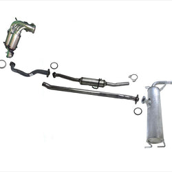 Full Exhaust System Converter Front Pipe Resonator Muffle For Toyota RAV4 01-03