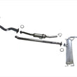 Exhaust System With Front Pipe Resonator & Muffler Gasket For Toyota RAV4 01-03