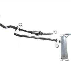Exhaust System With Front Pipe Resonator & Muffler Gasket For Toyota RAV4 01-03