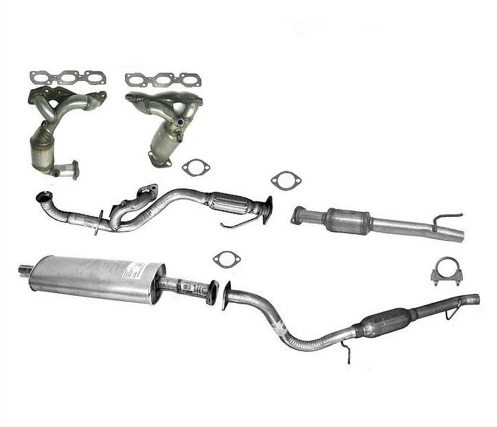 Sistema de escape completo para Ford Escape Mazda Tribute y Mercury Mariner 3.0L 05-06