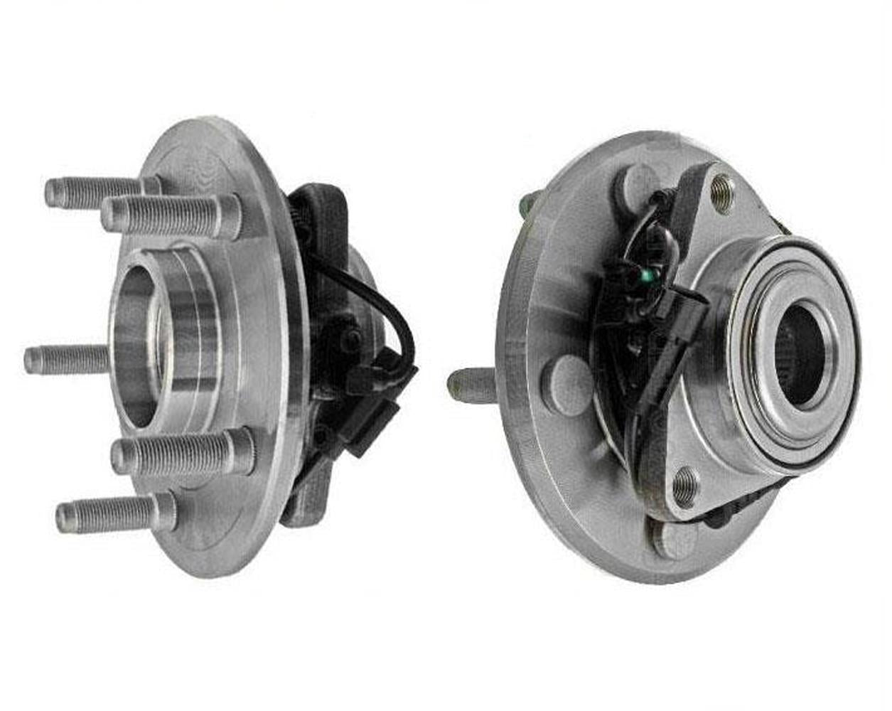 Rodamientos de cubo de rueda de servicio estándar delantero izquierdo y derecho de 5 pernos para RAM 1500 12-18