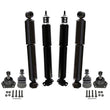 Monroe Sensa-Trac Shocks Ball Joints for Chevrolet Corvette 84-87 8Pc
